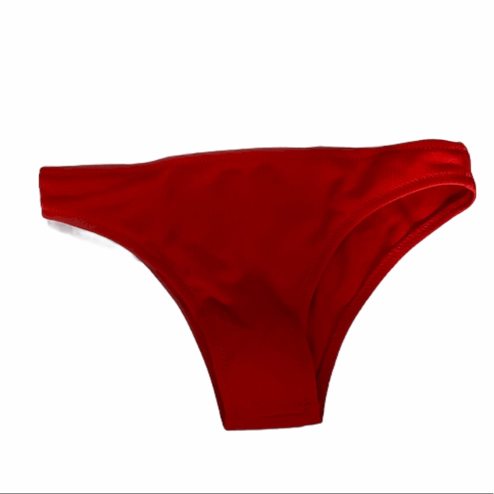 Zaful Forever Young Bikini Bottom in Red